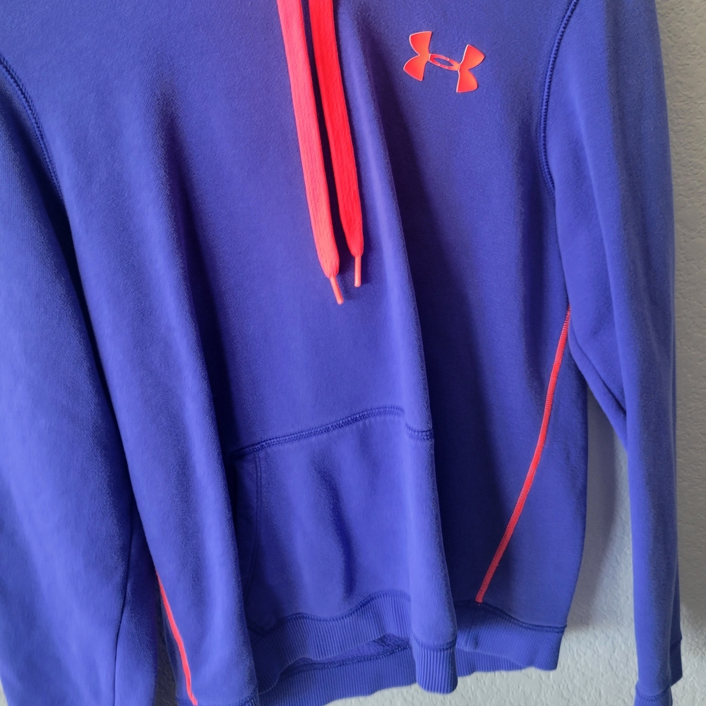 Under Armour Purple Hoodie with Red Accents